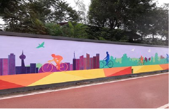 宣威墙体彩绘-围墙